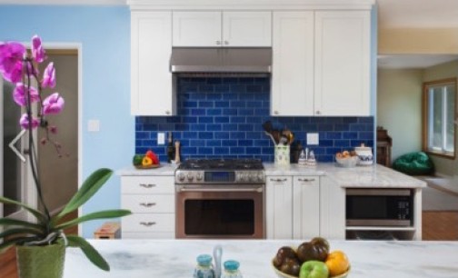Kitchen in Blue | Oakland Hills