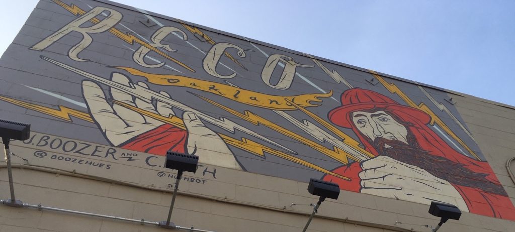 RECO mural high powered electrical; spa-themed mural